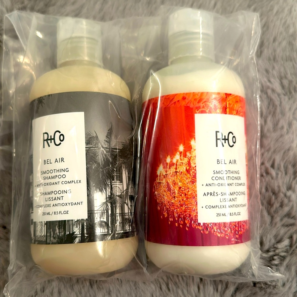 R+Co Bel Air Shampoo & Conditioner set. Smoothing!